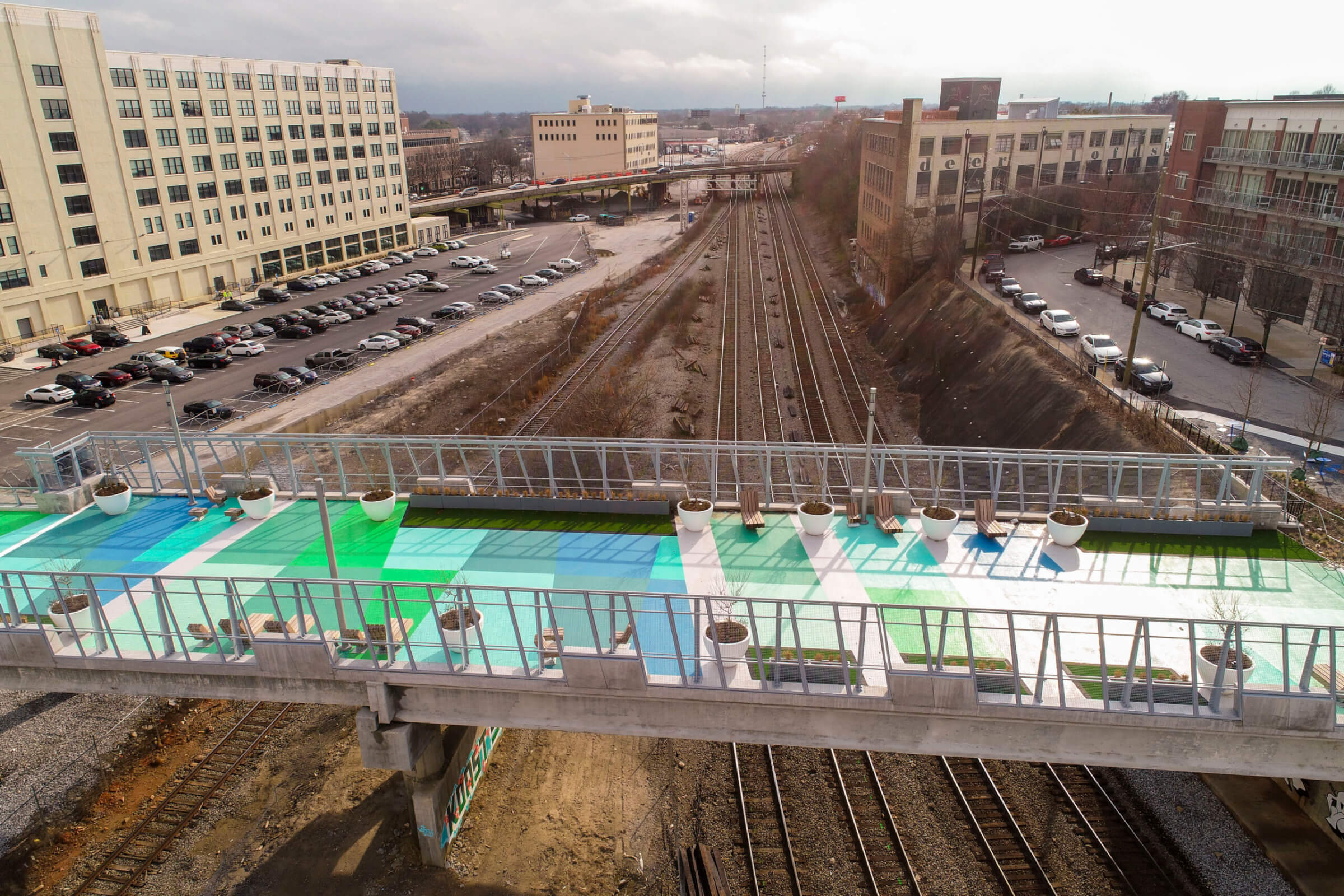 Nelson Street Pedestrian Bridge New South Construction