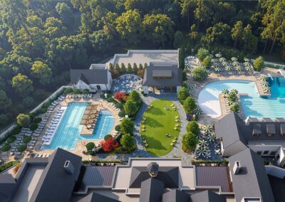 Cherokee Town & Country Club – Oasis & West Parking Addition