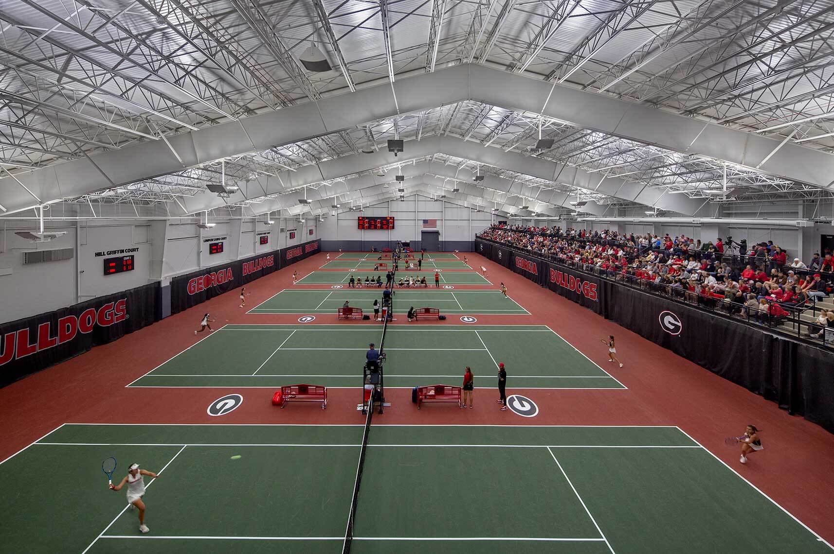UGA Lindsey Hopkins Indoor Tennis Facility New South Construction 2025