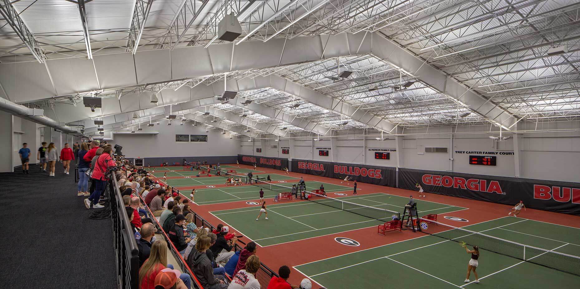 UGA Lindsey Hopkins Indoor Tennis Facility New South Construction 2025