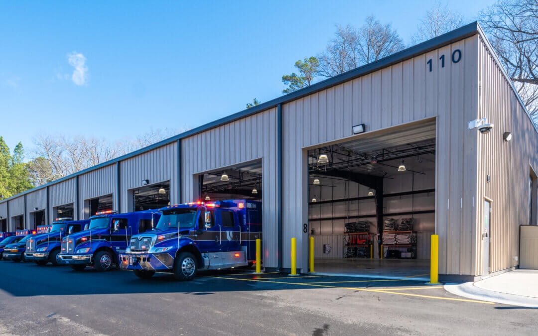 Duke Life Flight & SMAT Emergency Vehicle Garage