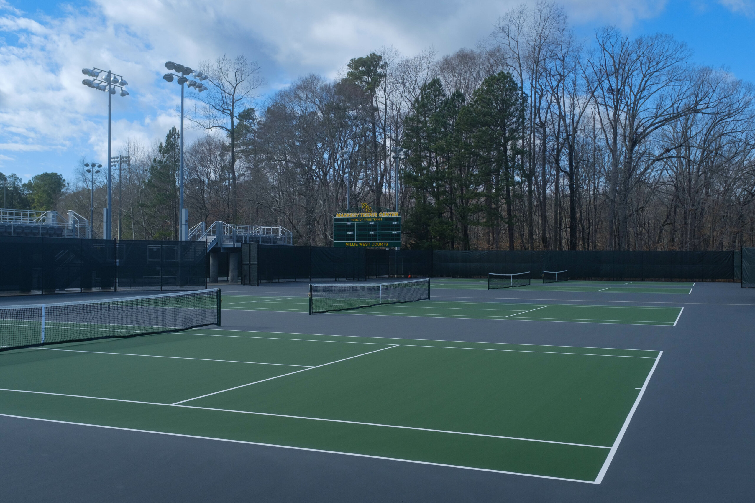 College of William & Mary, Millie West Tennis Renovation